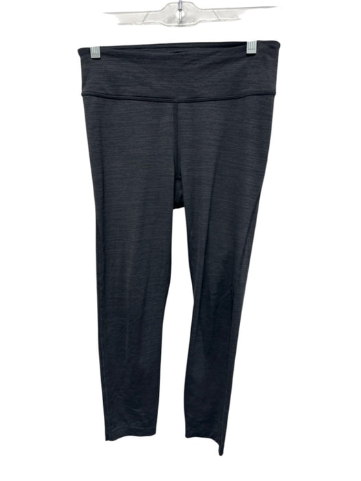 Outdoor Voices Size S Black & Gray Nylon Blend Mid Rise Heathered Leggings Black & Gray / S