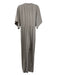 Sundays Size XS Taupe Cotton & Polyester V Neck Elastic Waist Jumpsuit Taupe / XS