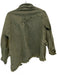 Free People Size M Olive Green Cotton Long Sleeve Cargo Pockets Jacket Olive Green / M