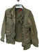 Free People Size M Olive Green Cotton Long Sleeve Cargo Pockets Jacket Olive Green / M
