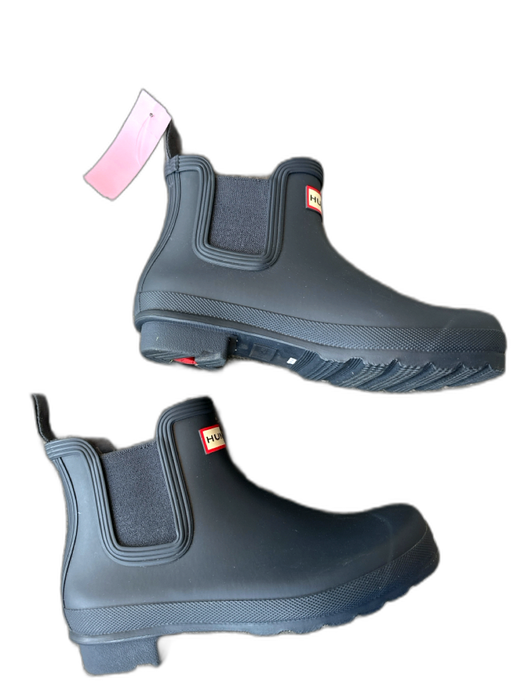 Hunter Shoe Size 8 Navy Rubber Short Rainboots Navy / 8