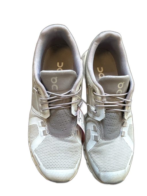 On Cloud Shoe Size 8 Gray Canvas Perforated Athletic Sneakers Gray / 8