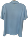 Peter Millar Size M Baby Blue Polyester Solid Buttons Men's Polo Baby Blue / M