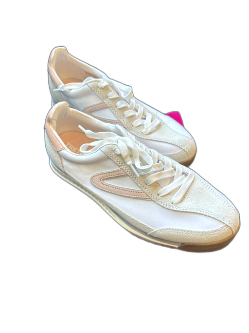 Tretorn Shoe Size 8.5 White & blush Canvas & Suede Lace Up Athletic Sneakers White & blush / 8.5