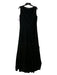 Anne Fontaine Size 40 Black Acetate Sleeveless Back Zip Dress Black / 40