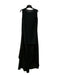 Anne Fontaine Size 40 Black Acetate Sleeveless Back Zip Dress Black / 40
