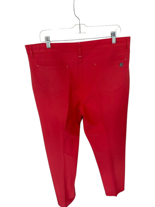 FJ Size 38/32 Salmon Polyester Blend Pockets Straight Leg Men's Pants Salmon / 38/32