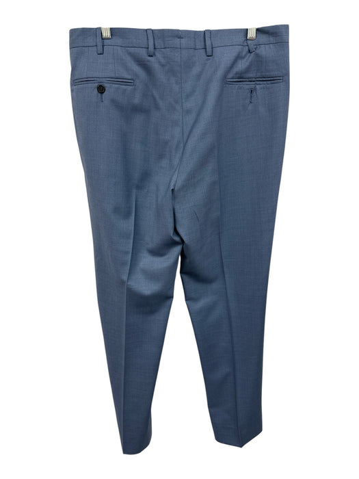 Sid Mashburn Size 34 Blue Wool Solid Zip Fly Men's Pants Blue / 34
