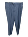 Sid Mashburn Size 34 Blue Wool Solid Zip Fly Men's Pants Blue / 34