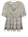 Lela Rose Size 8 White Polyester Short Sleeve Floral Fringe Dress White / 8