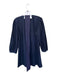 Bella Tu Size XS Navy & Pink Cotton Floral Button Tie Long Sleeve Dress Navy & Pink / XS