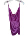 Superdown Size S Purple Polyester Spaghetti Strap Cowl Neck Mini Dress Purple / S