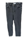 Zara Size 4 Black Cotton Denim Wide Leg High Waist Zip Fly Jeans Black / 4