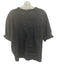 Vince Size M Black Linen & Rayon Short Sleeve Split Neck Top Black / M