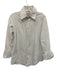 Bell by Alicia Bell Size 10 White & Animal Cotton Long Sleeve Checked Top White & Animal / 10