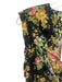 Derek Lam 10 Crosby Size 10 Black & Multi Cotton Sleeveless Floral Midi Dress Black & Multi / 10