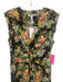 Derek Lam 10 Crosby Size 10 Black & Multi Cotton Sleeveless Floral Midi Dress Black & Multi / 10