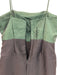 Hutch Size 12 Green & Black Polyester Bow detail Pleats Knee Length Dress Green & Black / 12