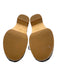 Loeffler Randall Shoe Size 7.5 Brown & Beige Wood & Leather Quilted Mules Brown & Beige / 7.5