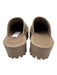 Jeffrey Campbell Shoe Size 7 Beige Synthetic Platform Slip On Chunky Mules Beige / 7
