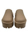 Jeffrey Campbell Shoe Size 7 Beige Synthetic Platform Slip On Chunky Mules Beige / 7