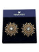 Swarovski Rose Gold Metal Sun Sparkle Clip On Earrings Rose Gold