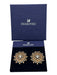 Swarovski Rose Gold Metal Sun Sparkle Clip On Earrings Rose Gold