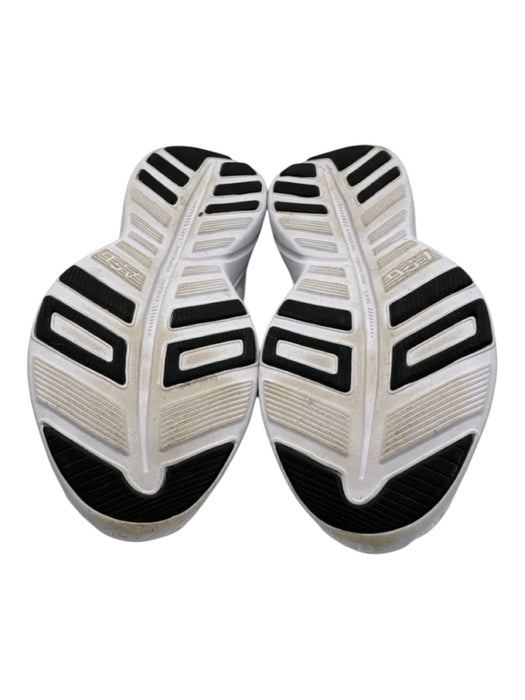 APL Shoe Size 7.5 White & Black Synthetic Lace Up Knit Athletic Sneakers White & Black / 7.5
