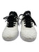 APL Shoe Size 7.5 White & Black Synthetic Lace Up Knit Athletic Sneakers White & Black / 7.5