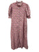 Hyacinth House Size M Pink & Multi Cotton Floral Short Puff Sleeve Dress Pink & Multi / M