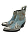 Mexicana Shoe Size 8.5 Blue, Green & Silver Leather Metallic Ankle Booties Blue, Green & Silver / 8.5