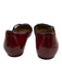 Cole Haan Shoe Size 6.5 Dark Red Patent Leather Criss Cross Flats Shoes Dark Red / 6.5