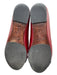 Cole Haan Shoe Size 6.5 Dark Red Patent Leather Criss Cross Flats Shoes Dark Red / 6.5