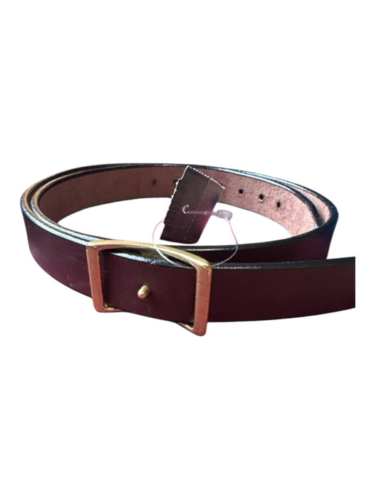 Thomas Wages Brown & Brass Leather BHW Men's Belt