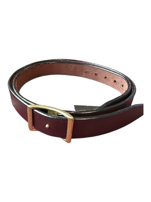 Thomas Wages Brown & Brass Leather BHW Men's Belt