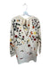 By Anthropologie Size S Cream & Green Alpaca Blend Long Sleeve Knit Dress Cream & Green / S