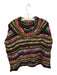 By Anthropologie Size XS/S Black & Multi Acrylic Blend Chunky Knit Sweater Black & Multi / XS/S