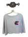 Anthropologie Size XS White & Black Multi Cotton Stripes Half Sleeve Pocket Top White & Black Multi / XS