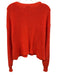 Eileen Fisher Size Medium Orange Cotton Blend Long Sleeve Cable Knit Sweater Orange / Medium