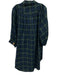 Holly Shae Design Size XS/M Blue, Green, Yellow Cotton Long Sleeve Plaid Dress Blue, Green, Yellow / XS/M