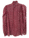Alix of Bohemia Size XS Red, Blue, Green Tencel Long puff sleeve Floral Top Red, Blue, Green / XS
