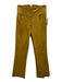 Ulla Johnson Size 6 Yellow Cotton Denim High Rise Button Fly Wide Leg Pants Yellow / 6