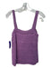 Vince Size M Purple Cotton Crochet Sleeveless Square Neck Top Purple / M