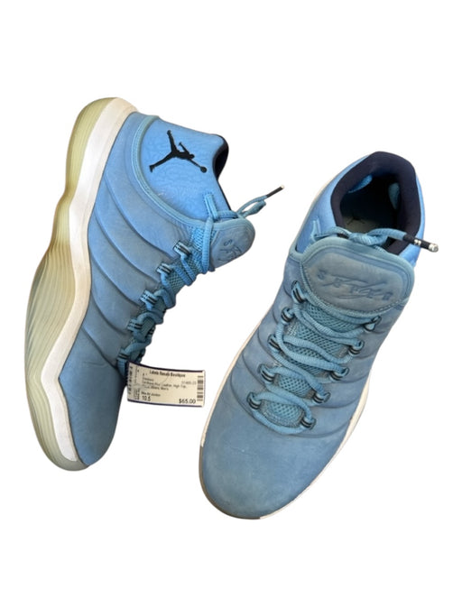 Nike Air Jordan Shoe Size 10.5 Cornflower Blue Leather High Top Men's Sneakers 10.5