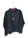Nike Size XL Black & Red Polyester UGA Quarter Zip Pockets Men's Jacket Black & Red / XL