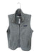 Patagonia Size L Grey Recycled Polyester Heathered Zip UP Pockets Men's Vest Grey / L