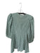 Pomander Place Size S Green & White Polyester Blend Gingham Button Up Dress Green & White / S