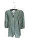 Pomander Place Size S Green & White Polyester Blend Gingham Button Up Dress Green & White / S