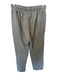 Alo Size EST. M Grey Cotton & Acetate Heathered Wide Leg Athletic Sweatpants Grey / EST. M