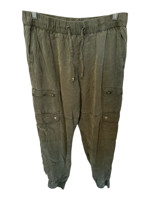 Banana Republic Size M Forest Green Lyocell blend Cargo Pocket Drawstring Pants Forest Green / M